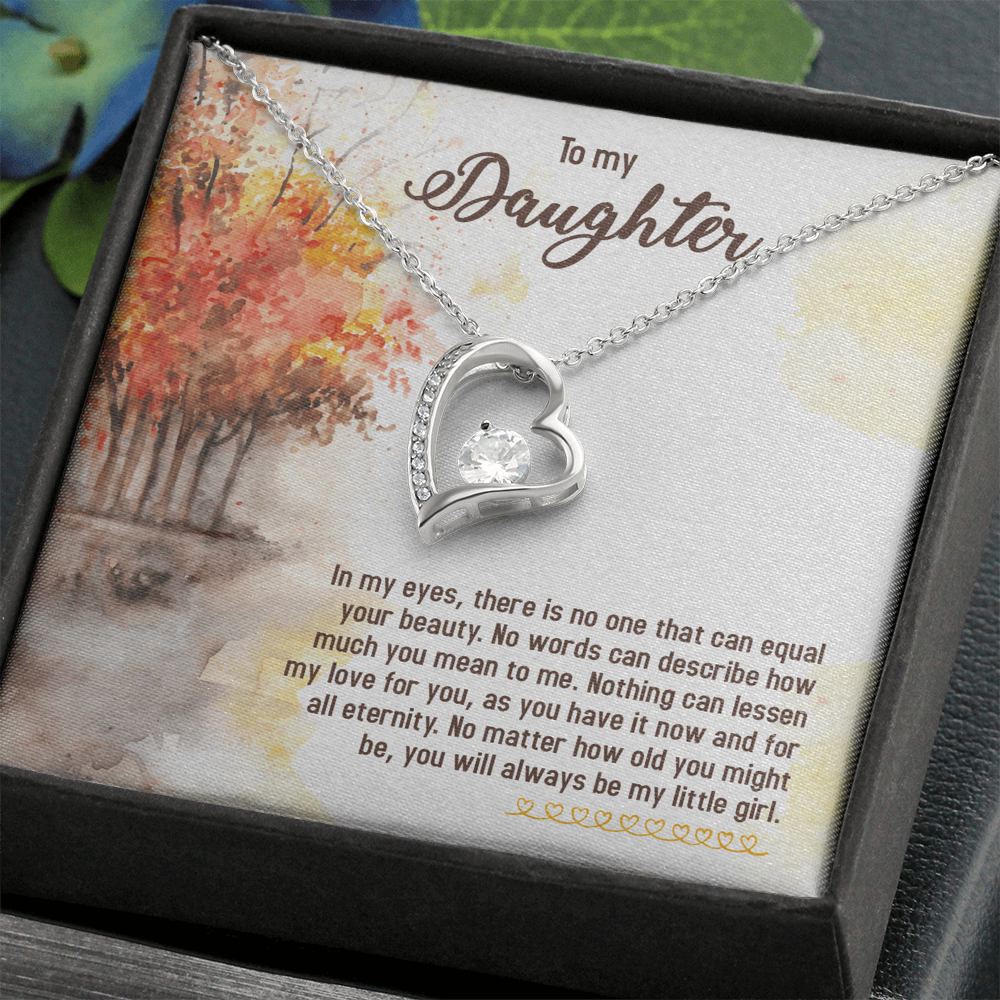 To my Daughter, Gift for Daughter Heart Pendant Sentimental Gift for Her Cherished Keepsake from Mum or Dad Daughter's Birthday Christmas Present for Her - Gift Junction 