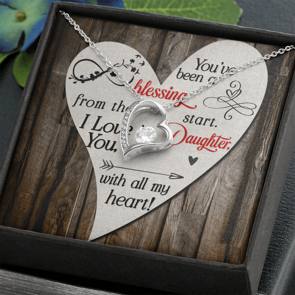 Forever Love Necklace, To my Beautiful Daughter - Gift Junction 