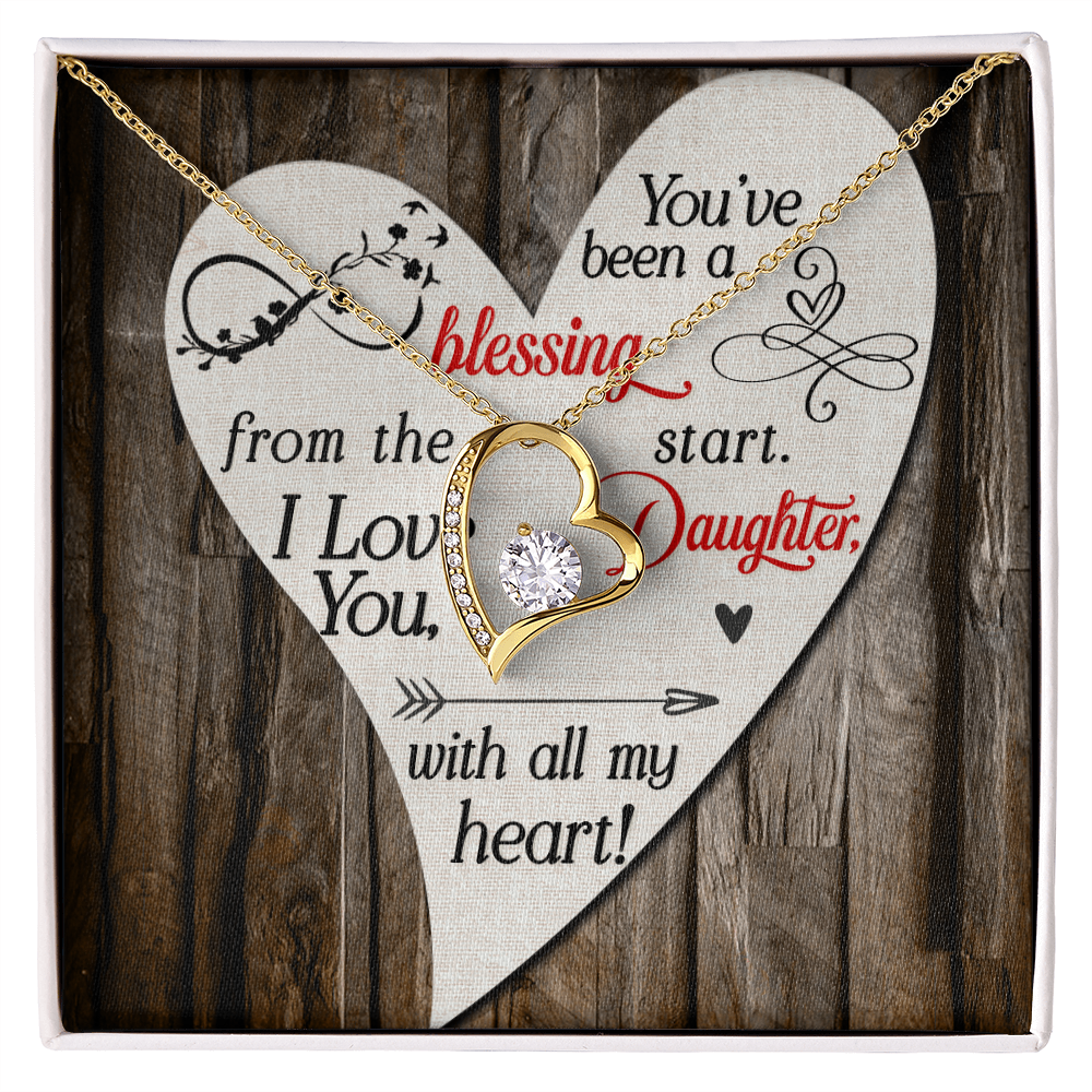 Forever Love Necklace, To my Beautiful Daughter - Gift Junction 