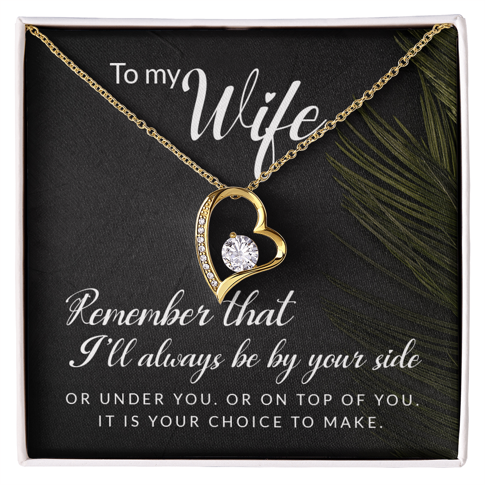 To My Girl Heart Shaped Necklace, I Love You Presents for Her, Valentines Day Birthday Present for Her GF Wife - Gift Junction 