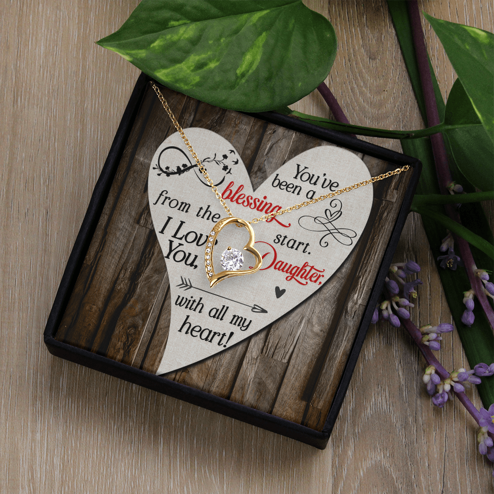 Forever Love Necklace, To my Beautiful Daughter - Gift Junction 