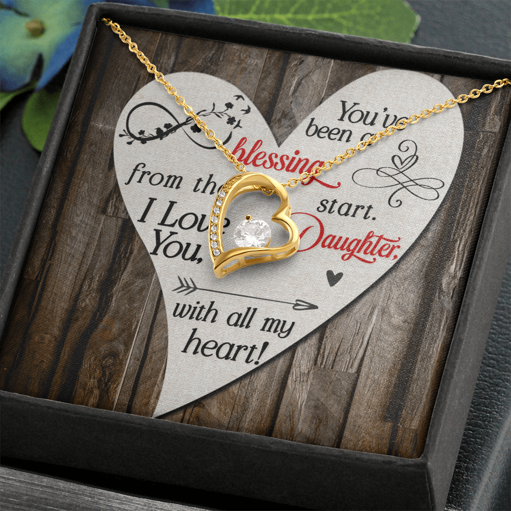 Forever Love Necklace, To my Beautiful Daughter - Gift Junction 