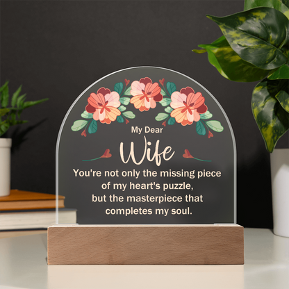 Unique Dome Gift To my Beautiful Wife - Gift Junction 