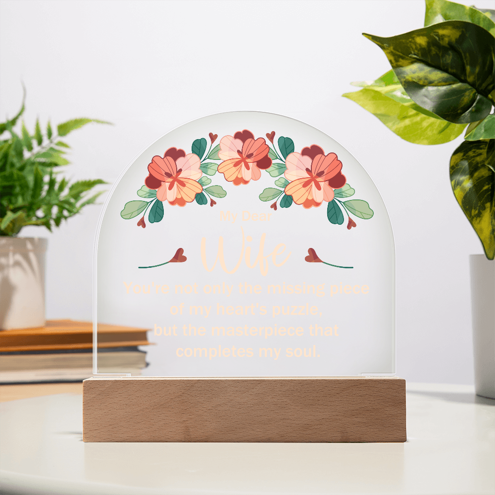 Unique Dome Gift To my Beautiful Wife - Gift Junction 