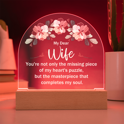 Unique Dome Gift To my Beautiful Wife - Gift Junction 