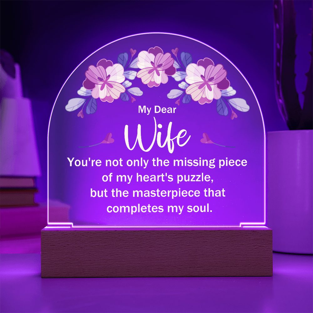 Unique Dome Gift To my Beautiful Wife - Gift Junction 