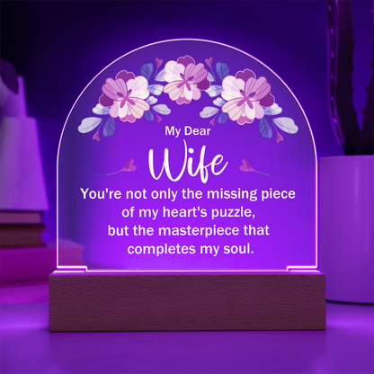 Unique Dome Gift To my Beautiful Wife - Gift Junction 