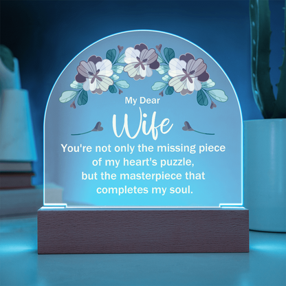 Unique Dome Gift To my Beautiful Wife - Gift Junction 