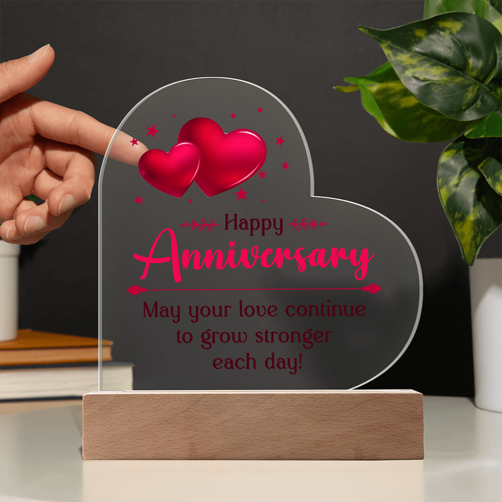 Best Anniversary Gift To Wife/Husband, Heart Plaque - Gift Junction 