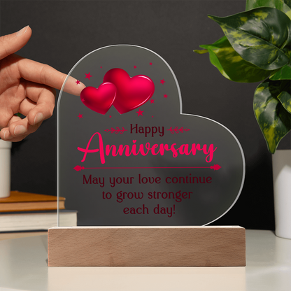 Best Anniversary Gift To Wife/Husband, Heart Plaque - Gift Junction 