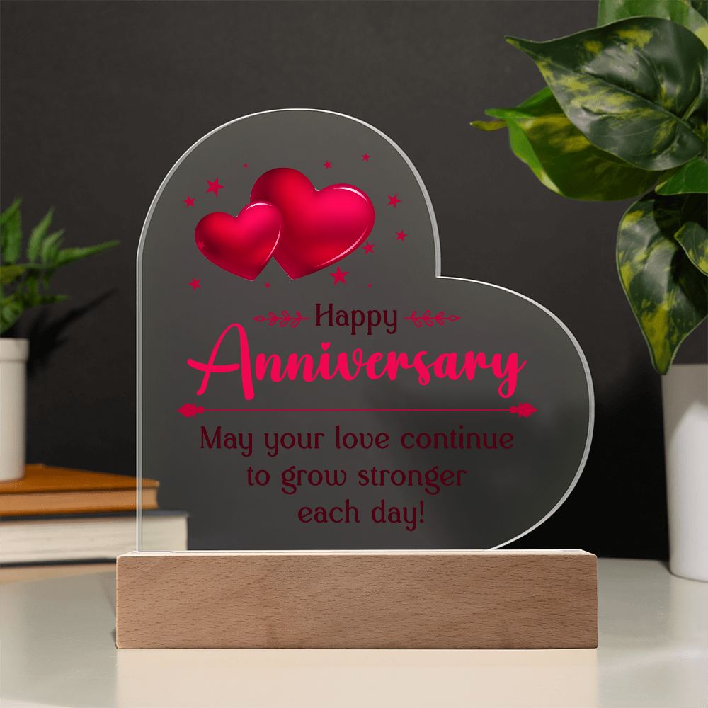 Best Anniversary Gift To Wife/Husband, Heart Plaque - Gift Junction 