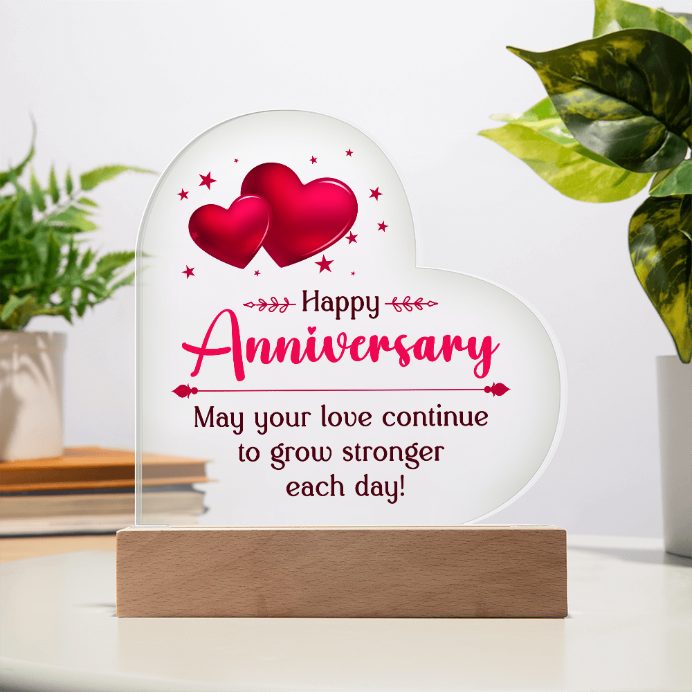 Best Anniversary Gift To Wife/Husband, Heart Plaque - Gift Junction 