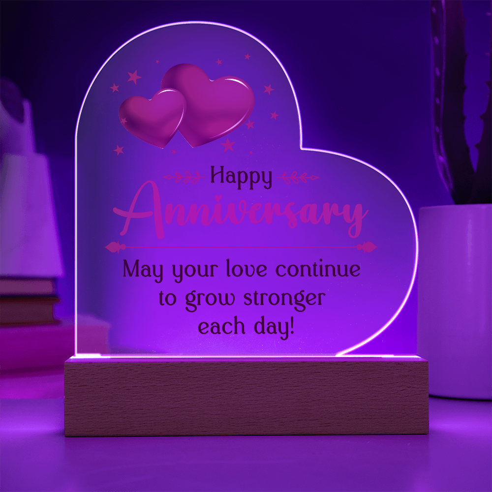 Best Anniversary Gift To Wife/Husband, Heart Plaque - Gift Junction 