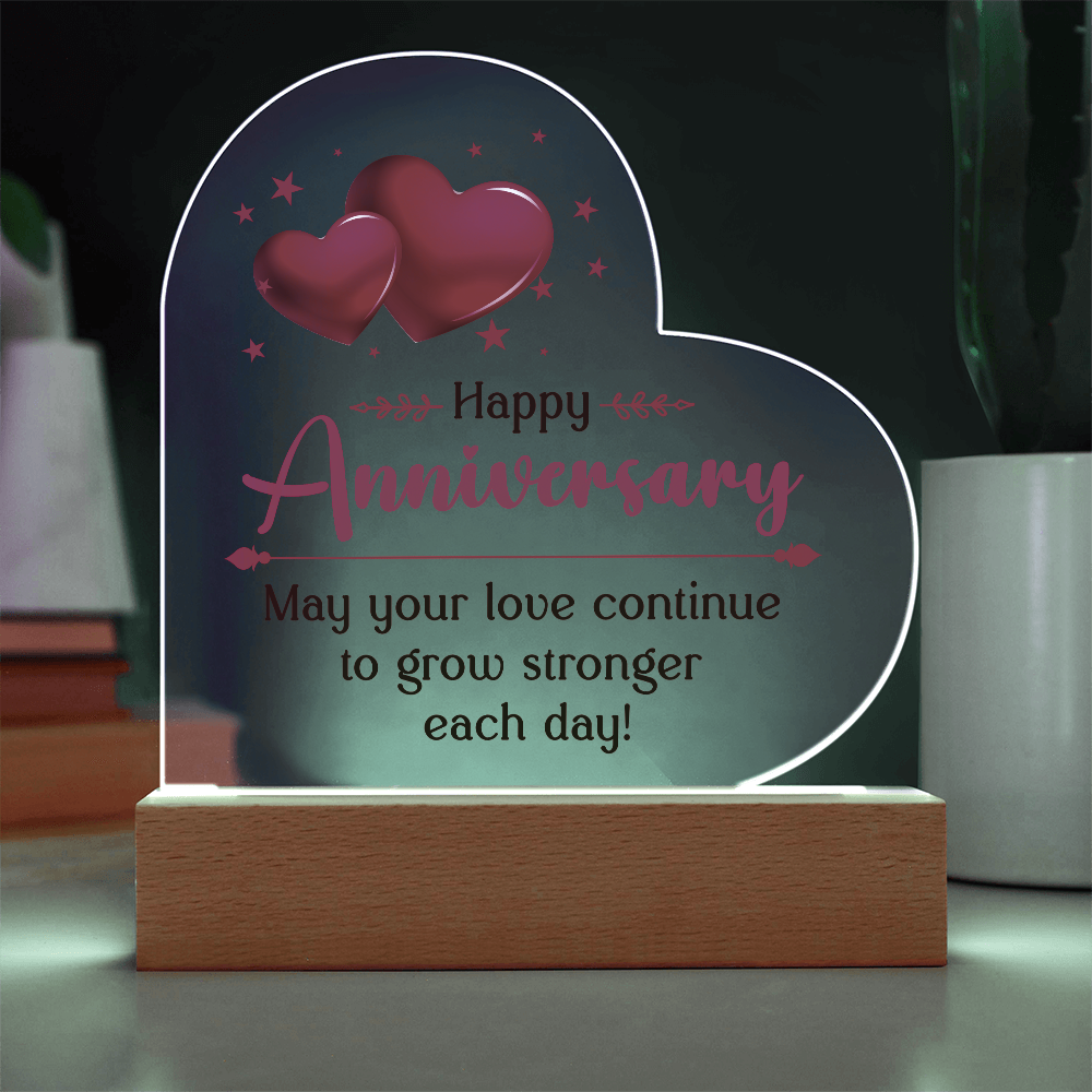 Best Anniversary Gift To Wife/Husband, Heart Plaque - Gift Junction 