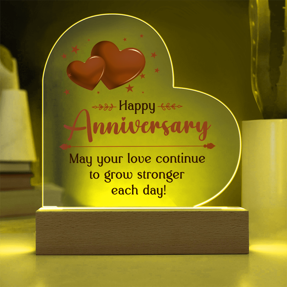 Best Anniversary Gift To Wife/Husband, Heart Plaque - Gift Junction 