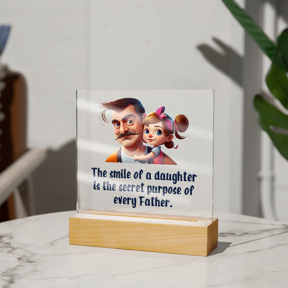 To my Daughter, Beautiful Customised Acrylic Plaque Gift printed, from DAD - Gift Junction 