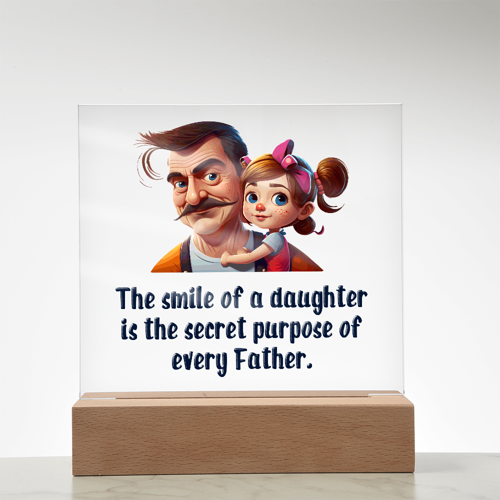 To my Daughter, Beautiful Customised Acrylic Plaque Gift printed, from DAD - Gift Junction 