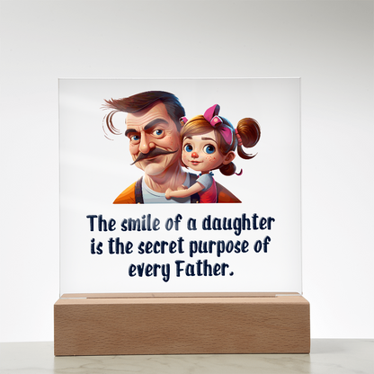 To my Daughter, Beautiful Customised Acrylic Plaque Gift printed, from DAD - Gift Junction 