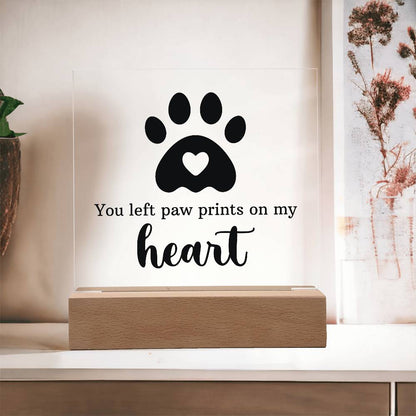 Keepsake Acrylic Bundle - You Left Pawprints In My Heart - Gift Junction 