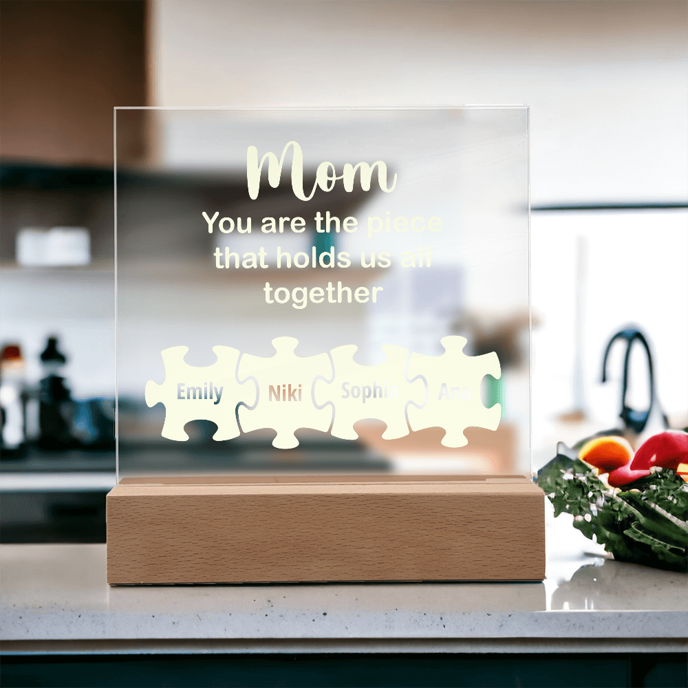 To my Mom, Customised Acrylic Plaque, Gift on Mother's Day, Valentine's Day