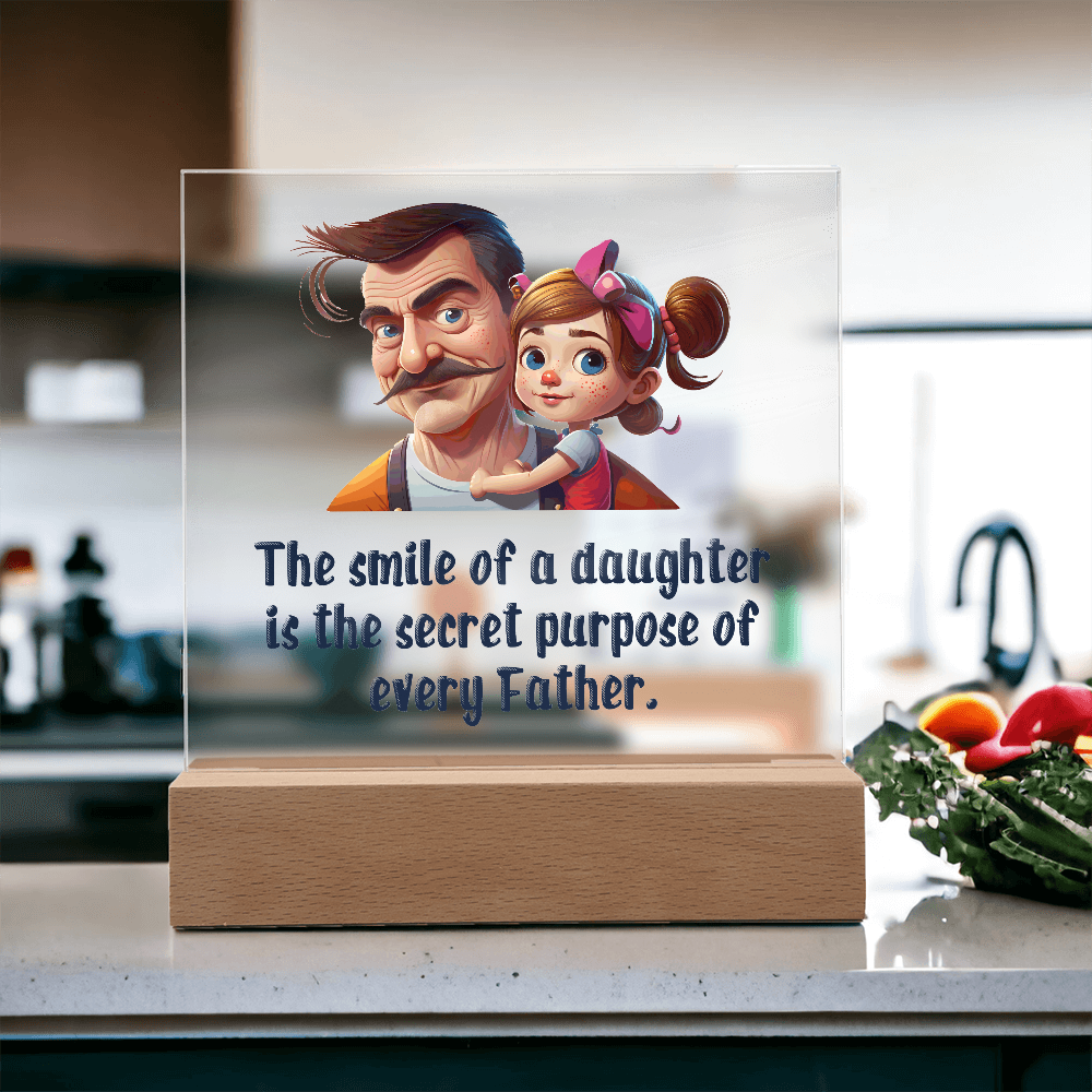 To my Daughter, Beautiful Customised Acrylic Plaque Gift printed, from DAD - Gift Junction 