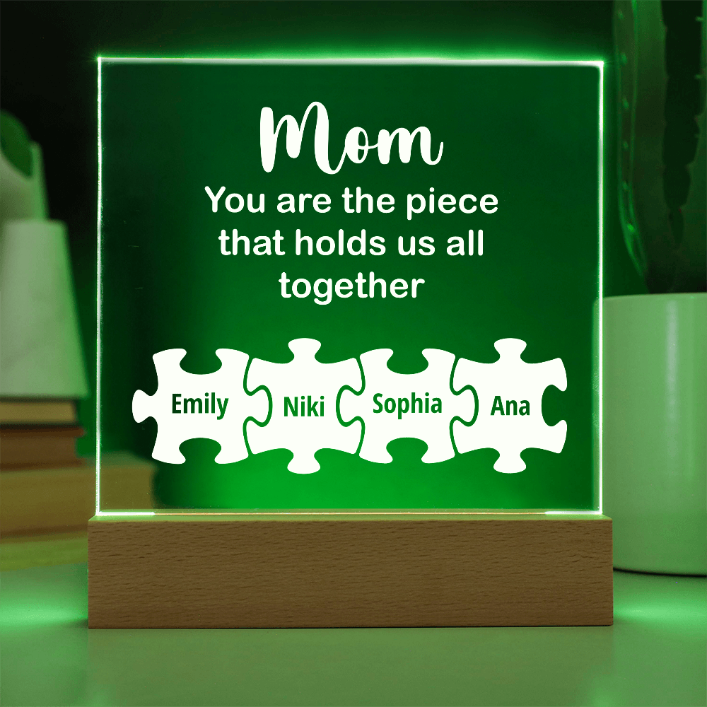 To my Mom, Customised Acrylic Plaque, Gift on Mother's Day, Valentine's Day