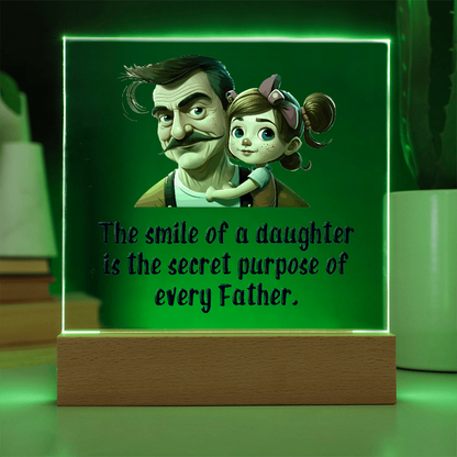 To my Daughter, Beautiful Customised Acrylic Plaque Gift printed, from DAD - Gift Junction 