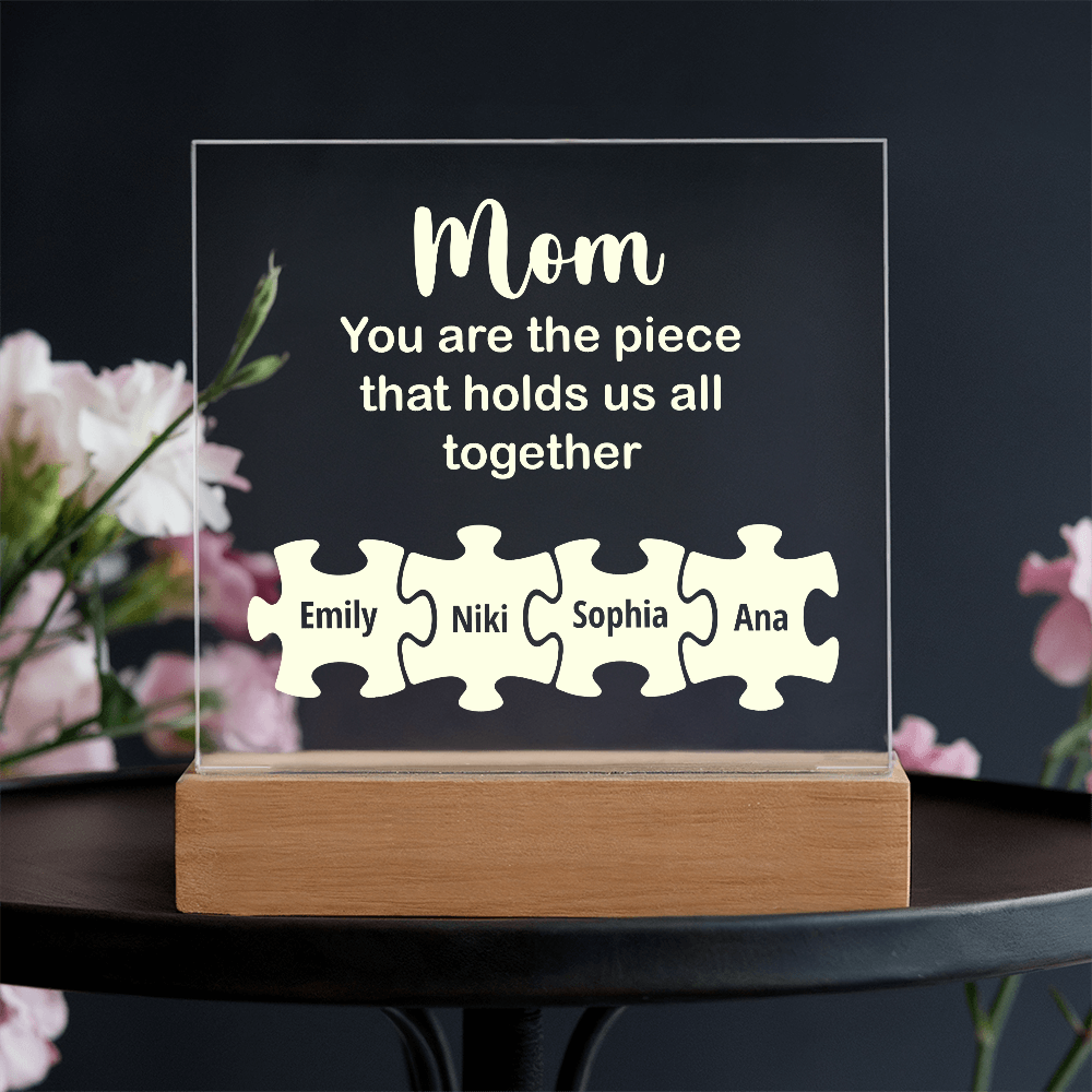 To my Mom, Customised Acrylic Plaque, Gift on Mother's Day, Valentine's Day