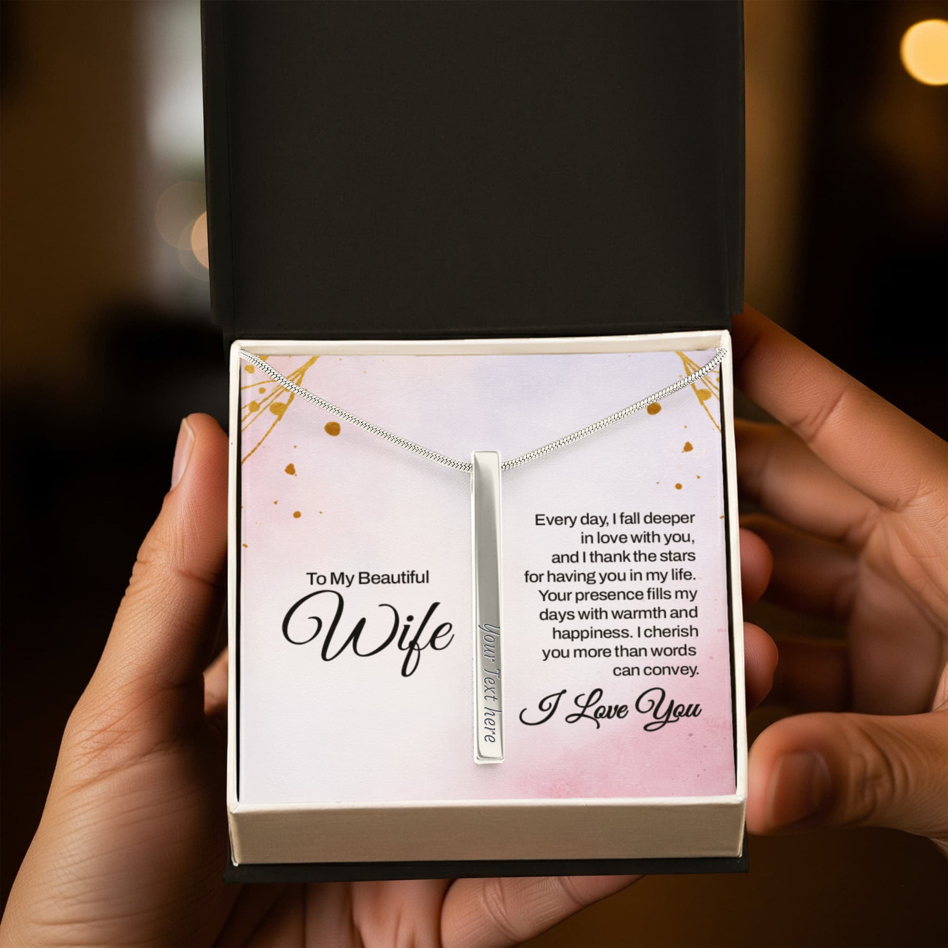 To my Wife, Romantic Keepsake for Valentine - Gift Junction 