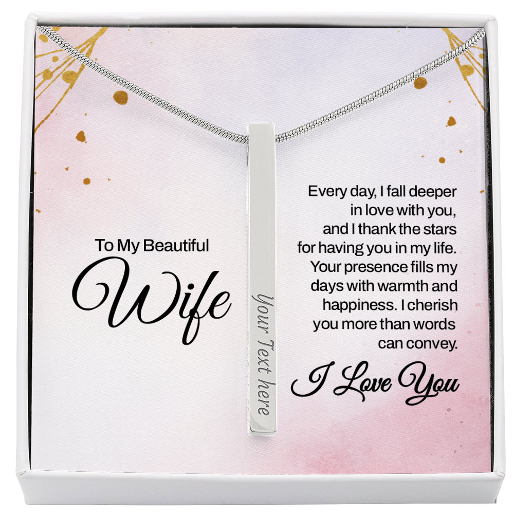 To my Wife, Romantic Keepsake for Valentine - Gift Junction 