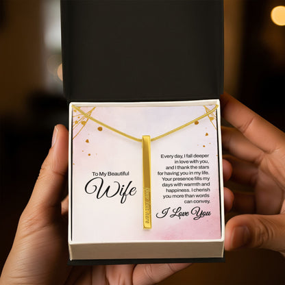 To my Wife, Romantic Keepsake for Valentine - Gift Junction 