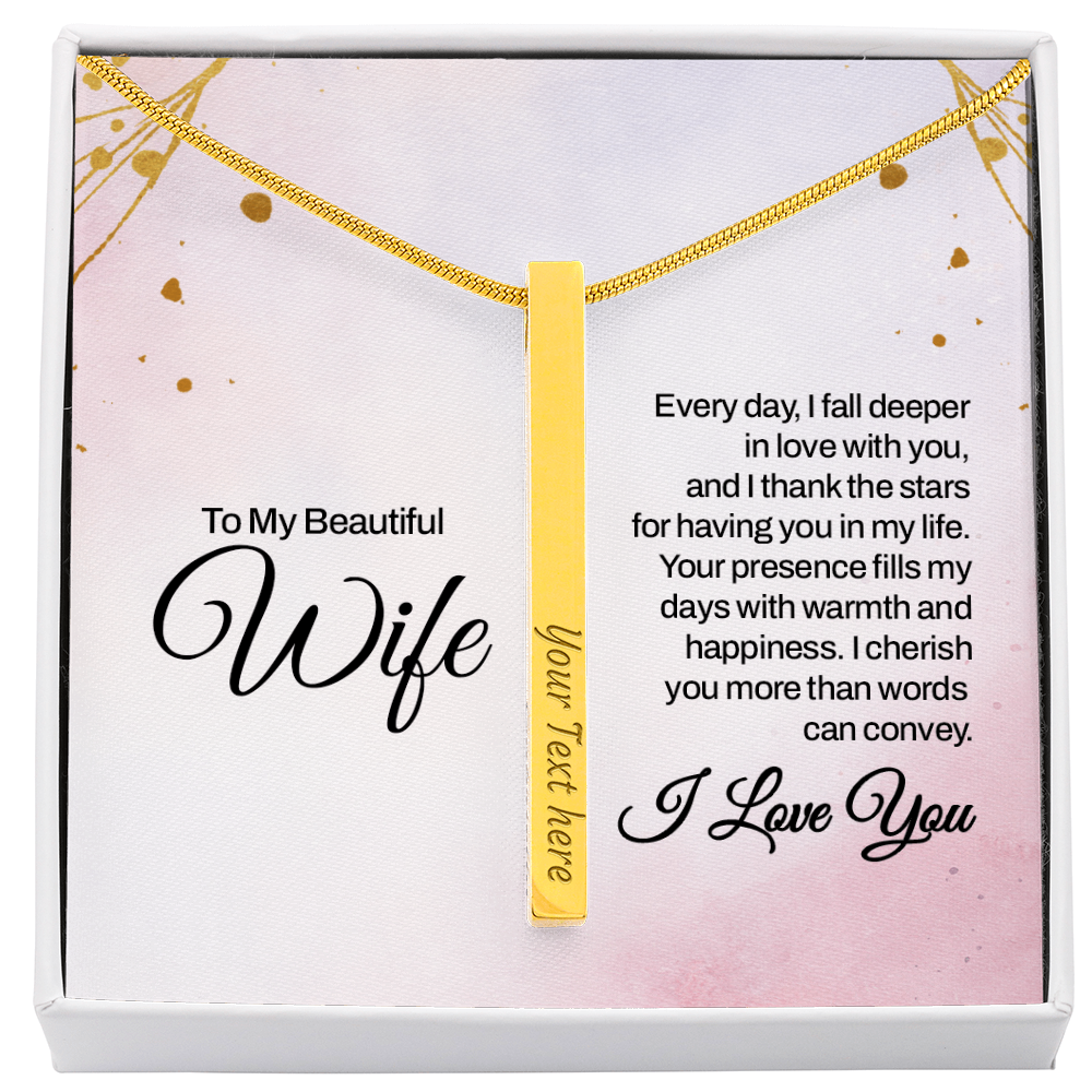 To my Wife, Romantic Keepsake for Valentine - Gift Junction 