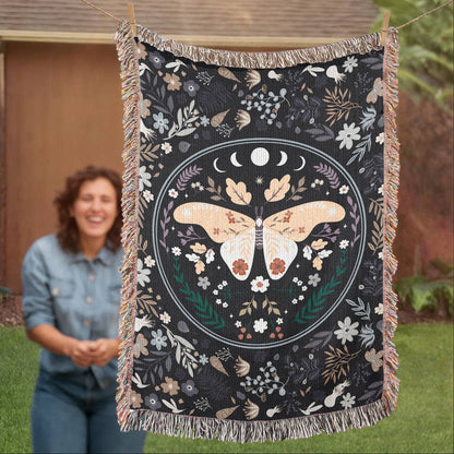 Bohemian Butterfly - Woven Blanket - Gift Junction 