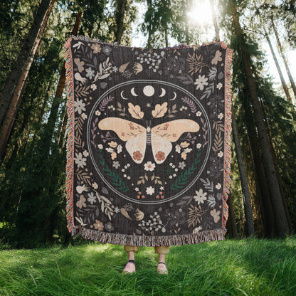 Bohemian Butterfly - Woven Blanket - Gift Junction 
