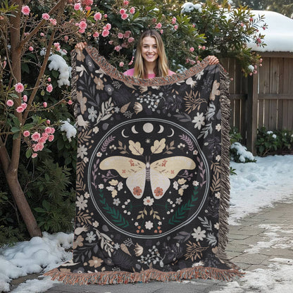 Bohemian Butterfly - Woven Blanket - Gift Junction 
