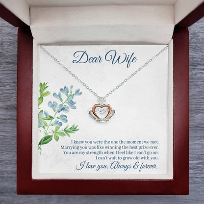 Crown Necklace gift for Queen Wife/Soulmate - Gift Junction 