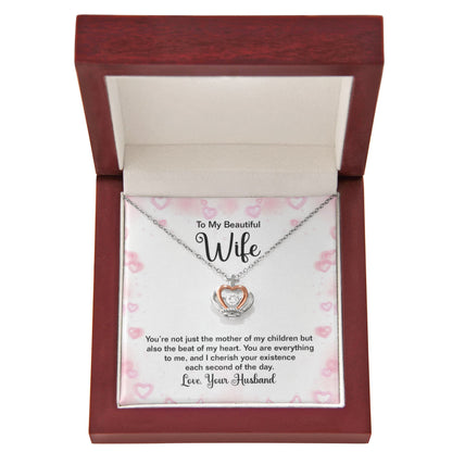 Crown Pendant Necklace, Royal Jewelry Gift for you Valentine - Gift Junction 